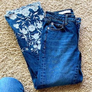Pilcro Embroidered Jeans